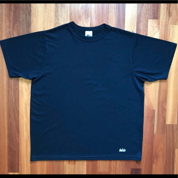 REI Base Layer Shirt Medium Black Quick Dry Tee - Picture 5 of 8